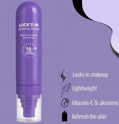 SEUNG LOCK'D IN Oil Control Lightweight Hydrate Make Up Spray Primer  - 100 ml(Transparent)
