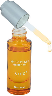 MYEONG Magic Drops Primer Oil For Face Infused With Vitamin C Primer  - 20 ml(Transparent)