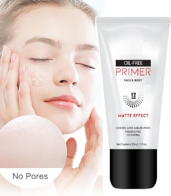 MYEONG Makeup Perfect Long Lasting Matte Face Primer For Poreless  Primer  - 30 g(Transparent)