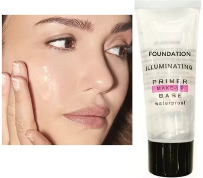 NADJA Primer Make Up Shrink Pore Primer Base Smooth Face Brighten Makeup Primer  - 50 ml(Transparent)