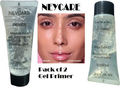 Neycare NEW BEST MAKEUP BASE GEL PRIMER BEST MATTE FINISH PACK OF 2 Primer  - 50 ml(TRANSPARENT)