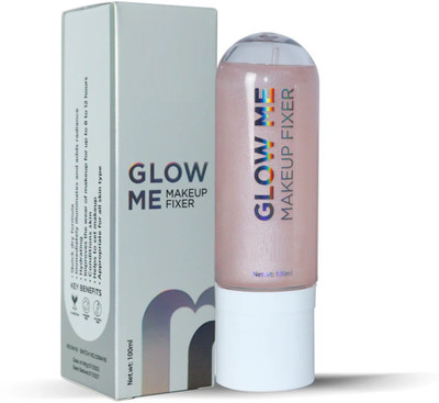 Neycare Long Lasting Makeup Fixer With Glow Face Non- Sticky & Quick Drying | Primer  - 100 ml(light sliver)