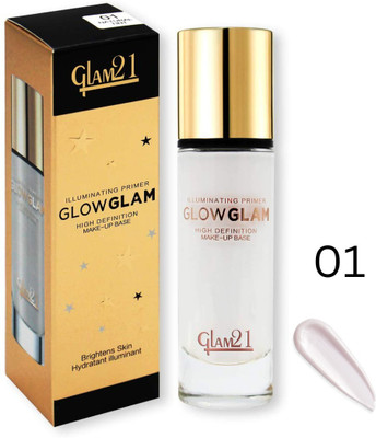 Glam21 High Definition Make-Up Base Glow Glam Illuminating  Primer  - 40 ml(Shade 01: Natural Tint)