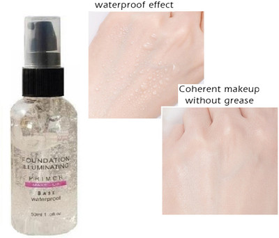 HUZURLU Professional Long lasting & Waterproof Flawless Finish  Primer  - 50 ml(TRANSPARENT)