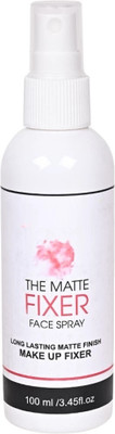 Amaryllis Professional Makeup Fixer Spray for Face makeup Primer Long lasting Misty Finish Primer  - 100 ml(TRANSPARENT)