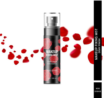 Latixmat Dewy Finish Makeup Fixing Mist with Rose Essence Primer  - 100 ml(TRANSPARENT)