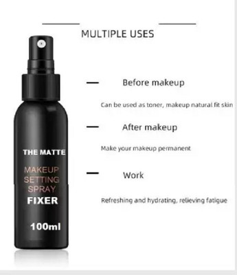 JANOST Ultra Soft Setting Spray Natural Makeup Fixer pack of 1 Primer  - 100 ml(Transparent)