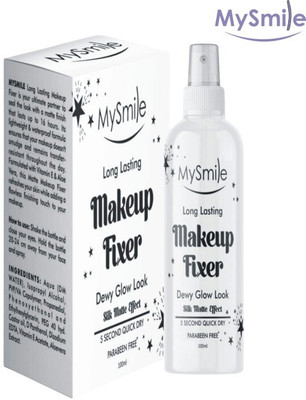 Mysmile Long Lasting Makeup Fixer Vitamin E , Aloevera Extract Pack of 1 Primer  - 100 ml(White)