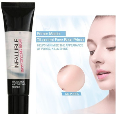 Amaryllis 24H Oil Control Infallible Mattifying Base Face  Primer  - 35 ml(TRANSPARENT)