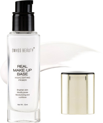 SWISS BEAUTY Real Makeup Base Highlighting || Primer for Face Primer  - 32 ml(Pink Tint)