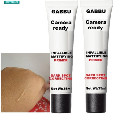 GABBU Combo Long Lasting|Matte Finish Primer - 35ml (Transparent) Primer  - 70 ml(Transparent)