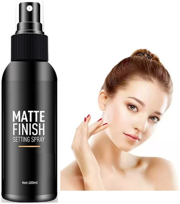 Luster Shine PROFESSIONAL MATTE FACE SPRAY MAKEUP SETTING LONG WEAR & WATER PROOF FIXER Primer  - 100 ml(Transparent)