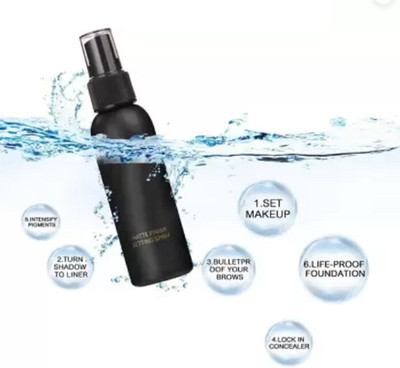 AFARAXIA MAKEUP LONG LASTING SETTING SPRAY FIXER Primer  - 100 ml(Transparent)