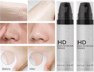 EVERERIN Matte Primer Lightweight Oil-Free Matte Finish Smoothens & Moisturizes Primer  - 30 ml(transparent)