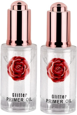 MYEONG MAKE UP LOOK WATER PROOF GLITTER PRIMER OIL Primer  - 70 ml(Transparent)
