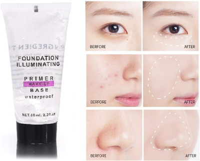 HUZURLU Pores Disappear & Oil-control Make Up Base  Primer  - 50 ml(TRANSPARENT)