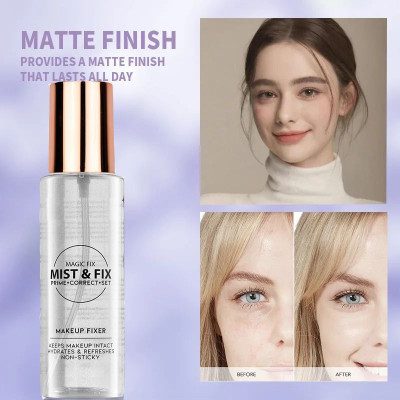 THTC hydrating makeup setting spray Primer  - 120 ml(Trasnprent)