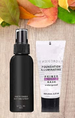 REIMICHI WATER-PROOF MAKEUP FIXER AND TUBE PRIMER COMBO(2 Items in the set)