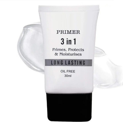 Yuency 3 in 1 Primer Hydrating, Lightweight & Long- Lasting Primer  - 20 ml(Transparent)