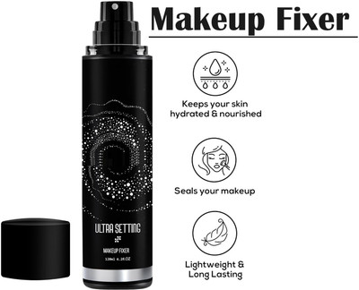 DARYUE Lightweight, Non-Stick, Long Lasting Makeup Setting Spray Primer  - 120 ml(Transparent)