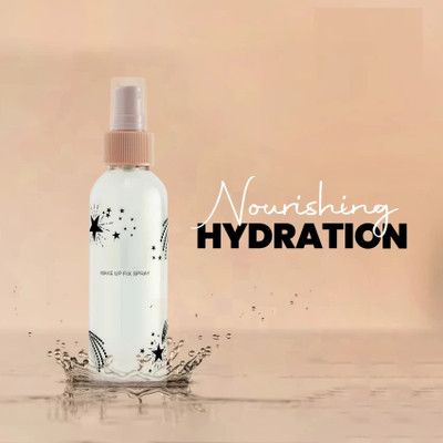 Jiwoo Fixing Spray Shimmer Spray Primer FIXER Full body hilighter Primer  - 150 ml(transparant shinny)