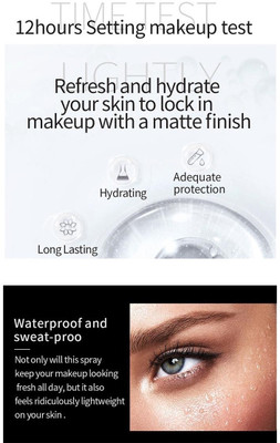 BLUEMERMAID Makeup Setting Spray Moisturizing Lotion Hydrate Oil Control Long-lasting Primer  - 100 ml(TRANSPARENT)