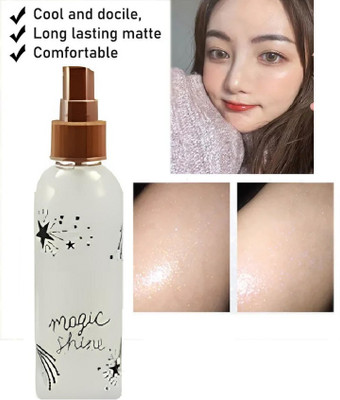 Emijun Makeup Fix Setting Spray With Vitamin C&E For Long Lasting Finish Primer  - 150 ml(transparent)