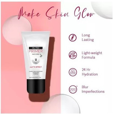 REIMICHI Face Primer Matte Finish Oil Free  Primer  - 30 ml(TRANSPARENT)