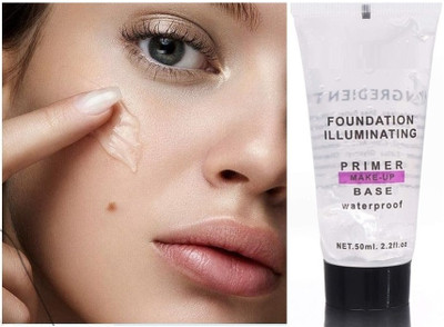 DARVING Base Brightening & Long Lasting Primer For Women Primer  - 50 ml(TRANSPARENT)
