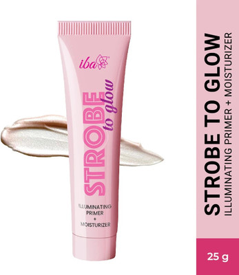 Iba Strobe to Glow Illuminating Primer + Moisturizer, 25gm Primer  - 25 g(Pink)