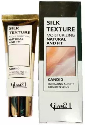 Glam21 Silk Texture Moisturizing Perfect Soft & Natural Makeup Base Primer  - 40 ml(Shade 02- Gold Rush)