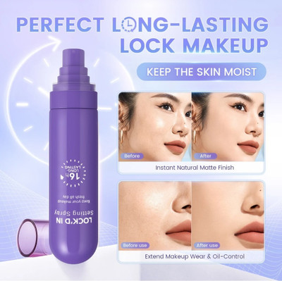 BLUEMERMAID Natural Makeup Fixer Hydrating & Refreshing Setting Spray Primer  - 100 ml(TRANSPARENT)