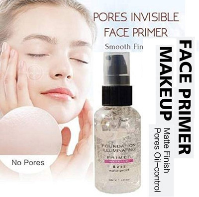 AMOSFIA Hd Skin Glow Hydrating Primer With Gel-Based Formula for Poreless Skin Primer  - 50 ml(TRANSPARENT)