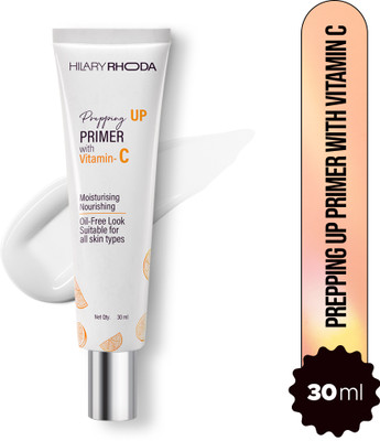 Hilary Rhoda Prepping UP PRIMER with Vitamin C | Blur | Pore Minimizer Primer  - 30 ml(White)