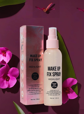 MYEONG Makeup Setting Spray Face Long Lasting Liquid Fixer Spray Primer  - 120 ml(TRANSPARENT)