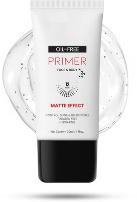 ADJD Matte Effect Oil Free Primer-Controls Oil & Blurs Pores Primer  - 30 ml(Transparent)