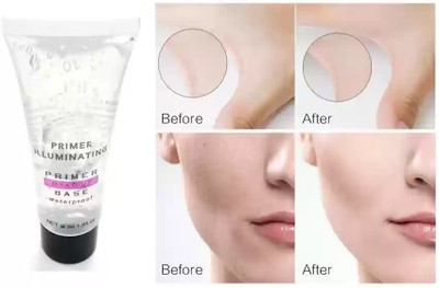 DYSOKAYO Perfect Primer + Finisher, Long Lasting & Waterproof Primer for Face Makeup Primer  - 50 ml(TRANSPRENT)