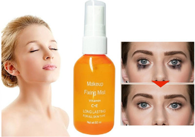 Latixmat Vitamin C+E Hydrating Makeup Fixing Mist for All Skin Types Primer  - 60 ml(TRANSPARENT)