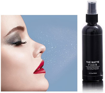 Herrlich Hydrating makeup fixer setting spray for women Primer  - 100 ml(black)