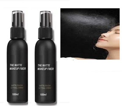 Luipui LONG LASTING MAKEUP FIXER PACK OF 2 Primer  - 200 ml(TRANSPARENT)