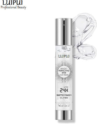 Luipui Magic Perfecting Base Face Primer 24 H Matte Finish Oil-Free, Long Lasting Primer  - 30 ml(LIQUID TRANSPARENT)