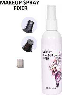 FELICECHIARA Long lasting Misty Finish Natural Makeup Fixer Non-Sticky Makeup Setting Spray Primer  - 100 ml(TRANSPARENT)