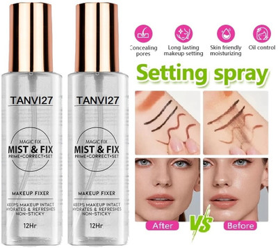 tanvi27 New Makes your makeup last longer Mist & Fix Makeup Fixer Primer  - 240 ml(Transparent)