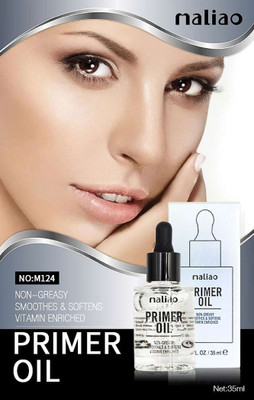 maliao Primer Oil Non Greasy Smoothes & softens Vitamin Enriched M124 Primer  - 35 ml(Transparent)