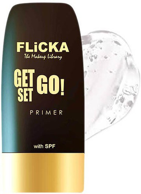 Flicka Get Set Go Primer For Face Makeup - 30ml Pore Minimizing Primer For Women Primer  - 30 ml(Transperant)