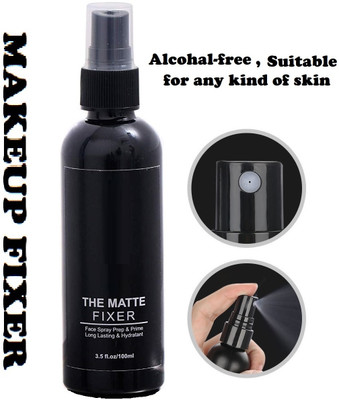 JANOST Makeup Fixer Prep+Set After Makeup  Primer  - 100 ml(Transparent)