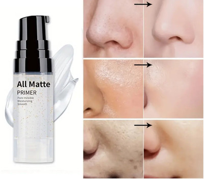 GULGLOW99 Face Primer for Oily Skin - Pore Minimizer, Oil Control Primer  - 15 ml(TRANSPARENT)