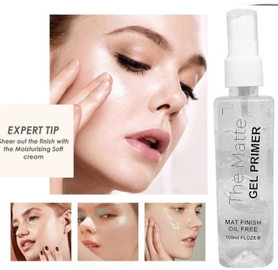 FELICECHIARA Matte Finish Face Primer | Gel-Based, Primer & Smoothens Pores  Primer  - 100 ml(TRANSPARENT)