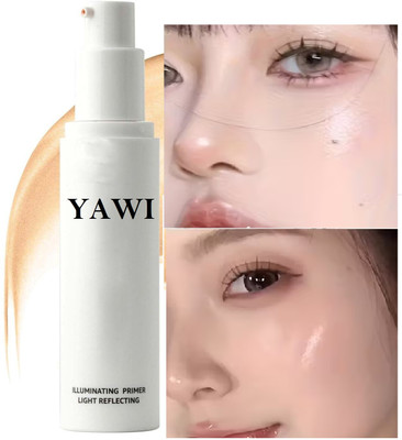 YAWI Light Reflecting Illuminating Primer-Long Lasting & Lightweight Primer  - 30 ml(Gold)