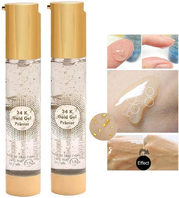 Yuency Natural Matte Gold gel Primer For all skin type Primer  - 60 ml(gold)
